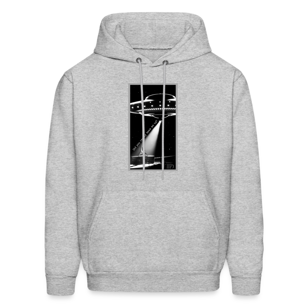 Down Bad Beam Me Up TTPD Taylor Men's Hoodie - heather gray