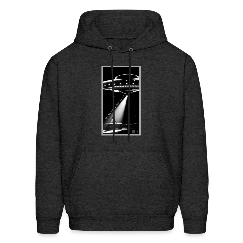 Down Bad Beam Me Up TTPD Taylor Men's Hoodie - charcoal grey