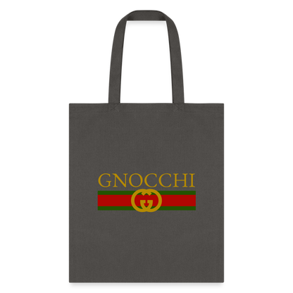 Gnocci Gucci Tote Bag - charcoal