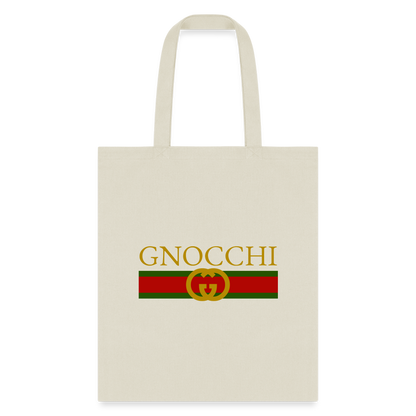 Gnocci Gucci Tote Bag - natural