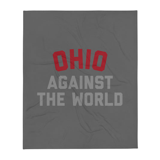 Ohio Against the World Throw Blanket