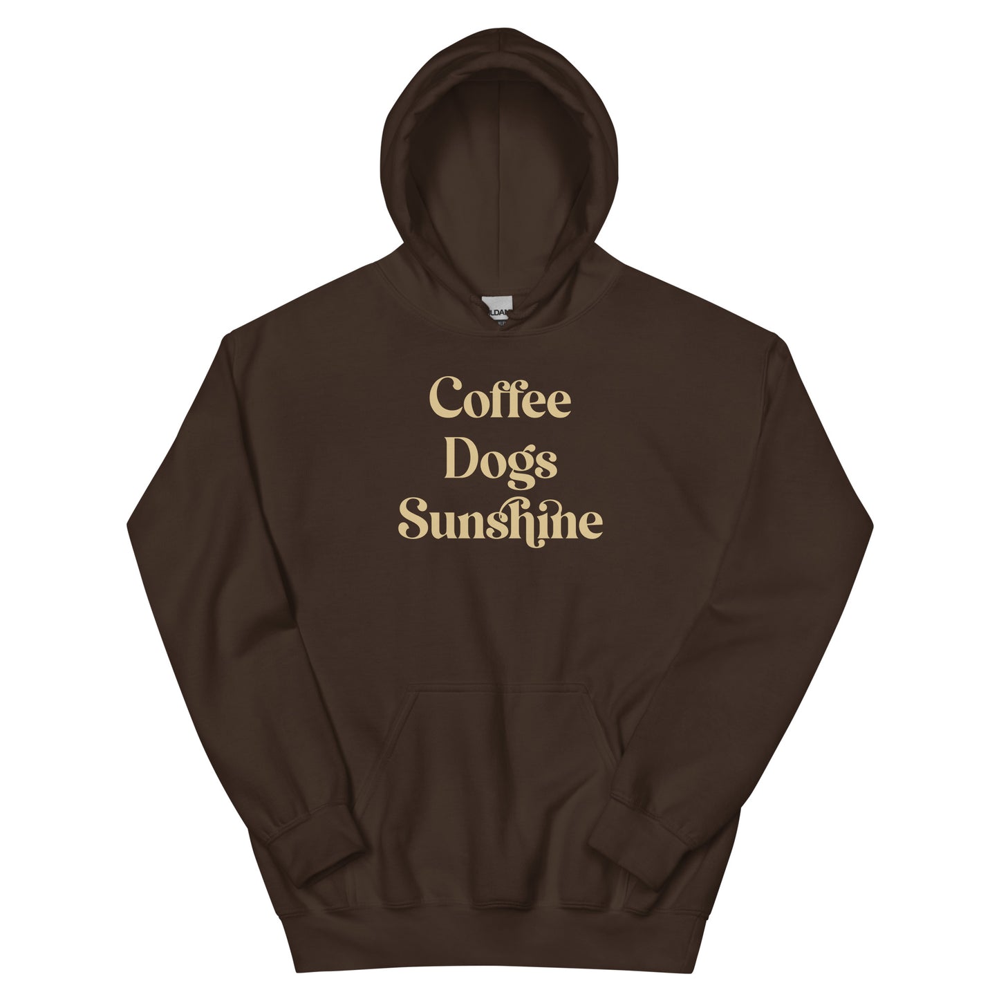 Coffee Dogs Sunshine Unisex Hoodie