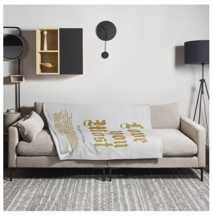 Love You Most Throw Blanket