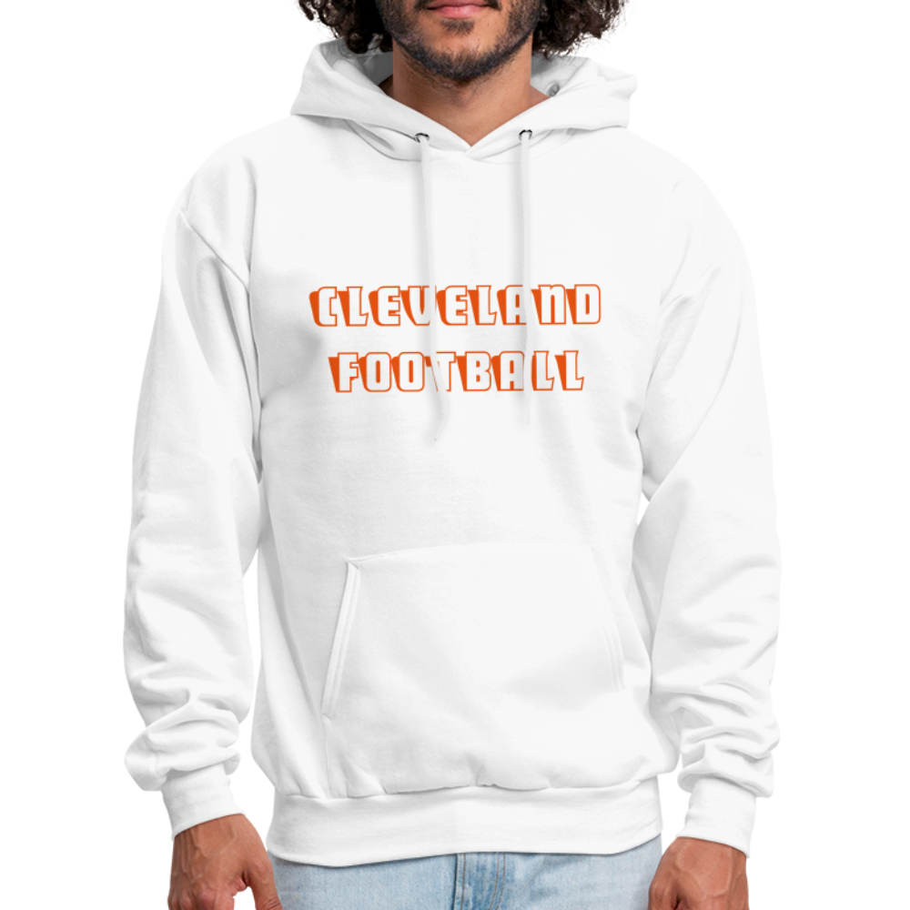 Cleveland Football Men's Hoodie - white