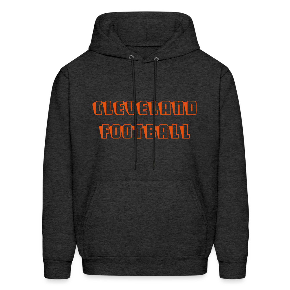 Cleveland Football Men's Hoodie - charcoal grey