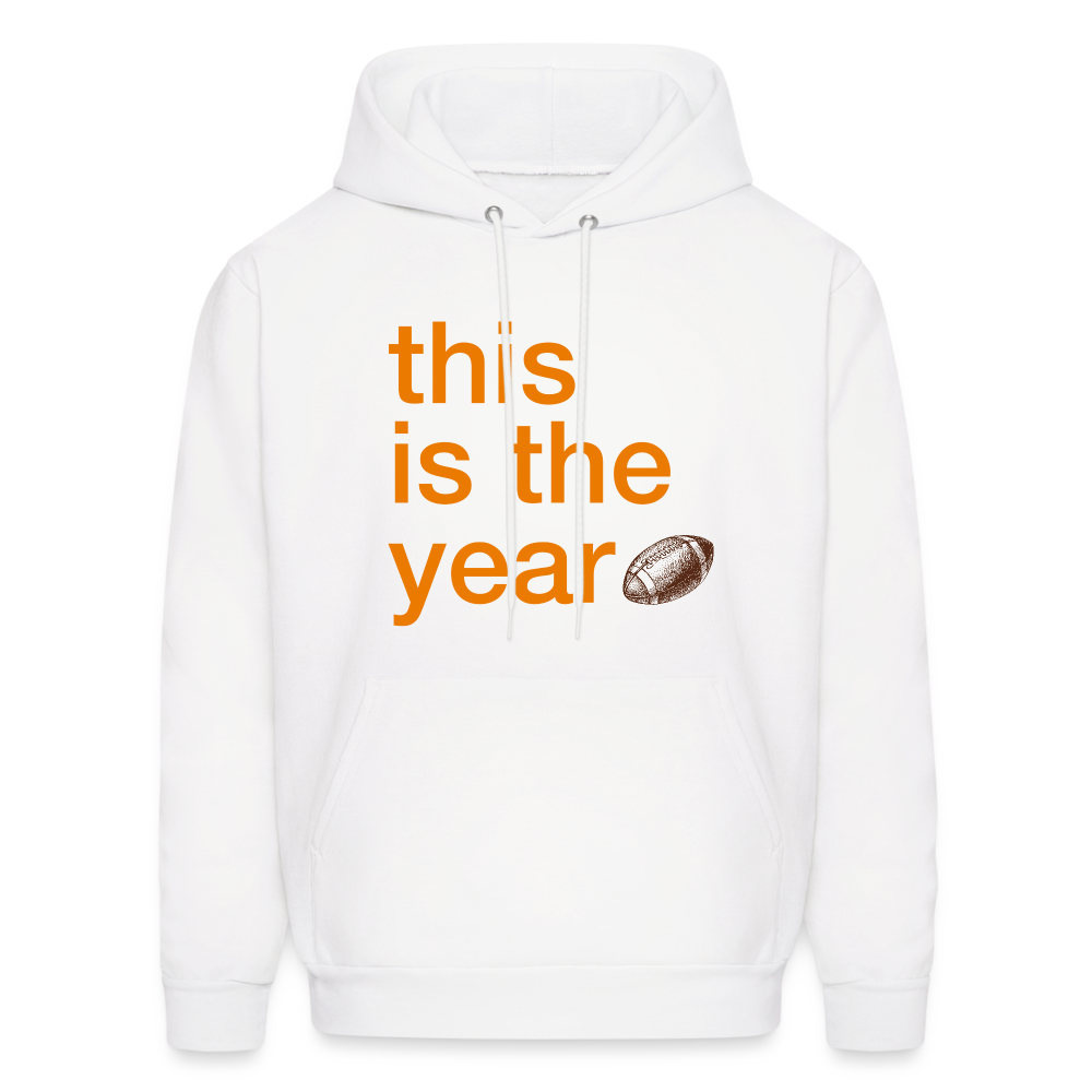 This is the Year Men's Hoodie - white