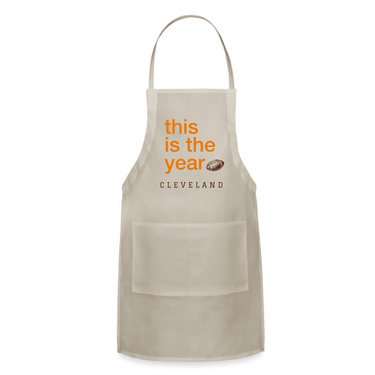 This is the Year Adjustable Apron - natural