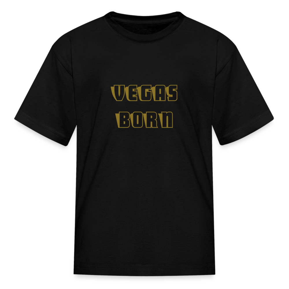 Vegas Born Kids' T-Shirt - black