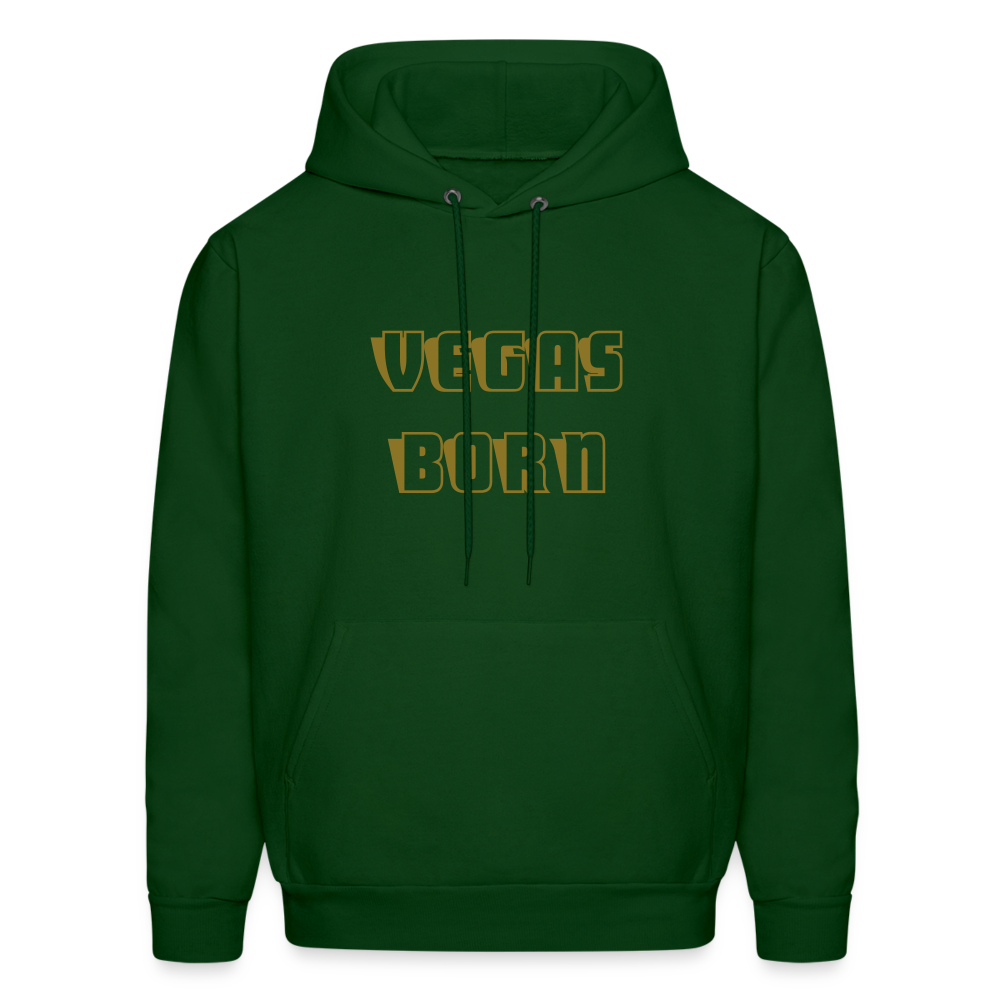 Vegas Born Men's Hoodie - forest green