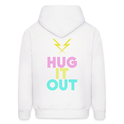 Hug it Out Men's Hoodie - white