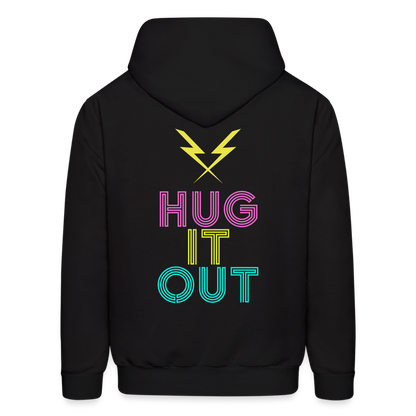 Hug it Out Men's Hoodie - black