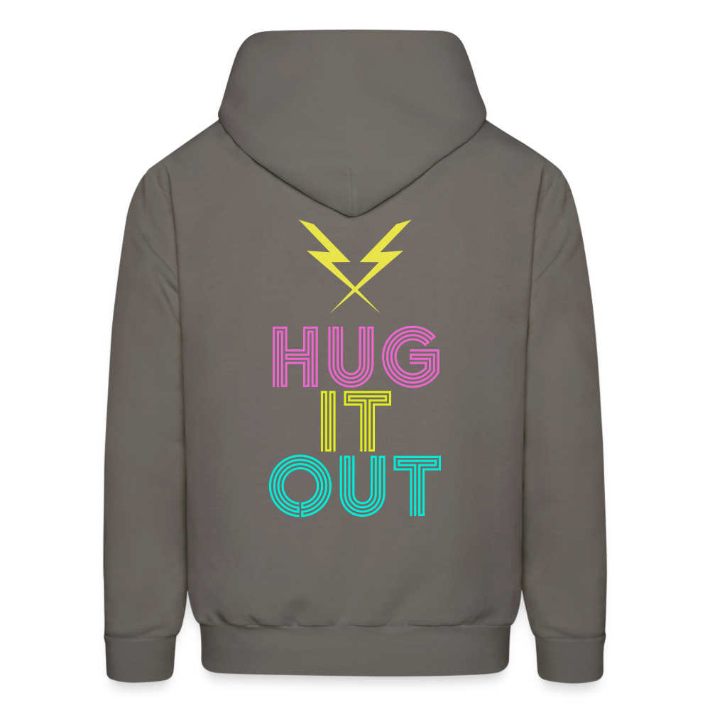 Hug it Out Men's Hoodie - asphalt gray