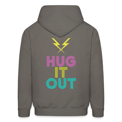 Hug it Out Men's Hoodie - asphalt gray