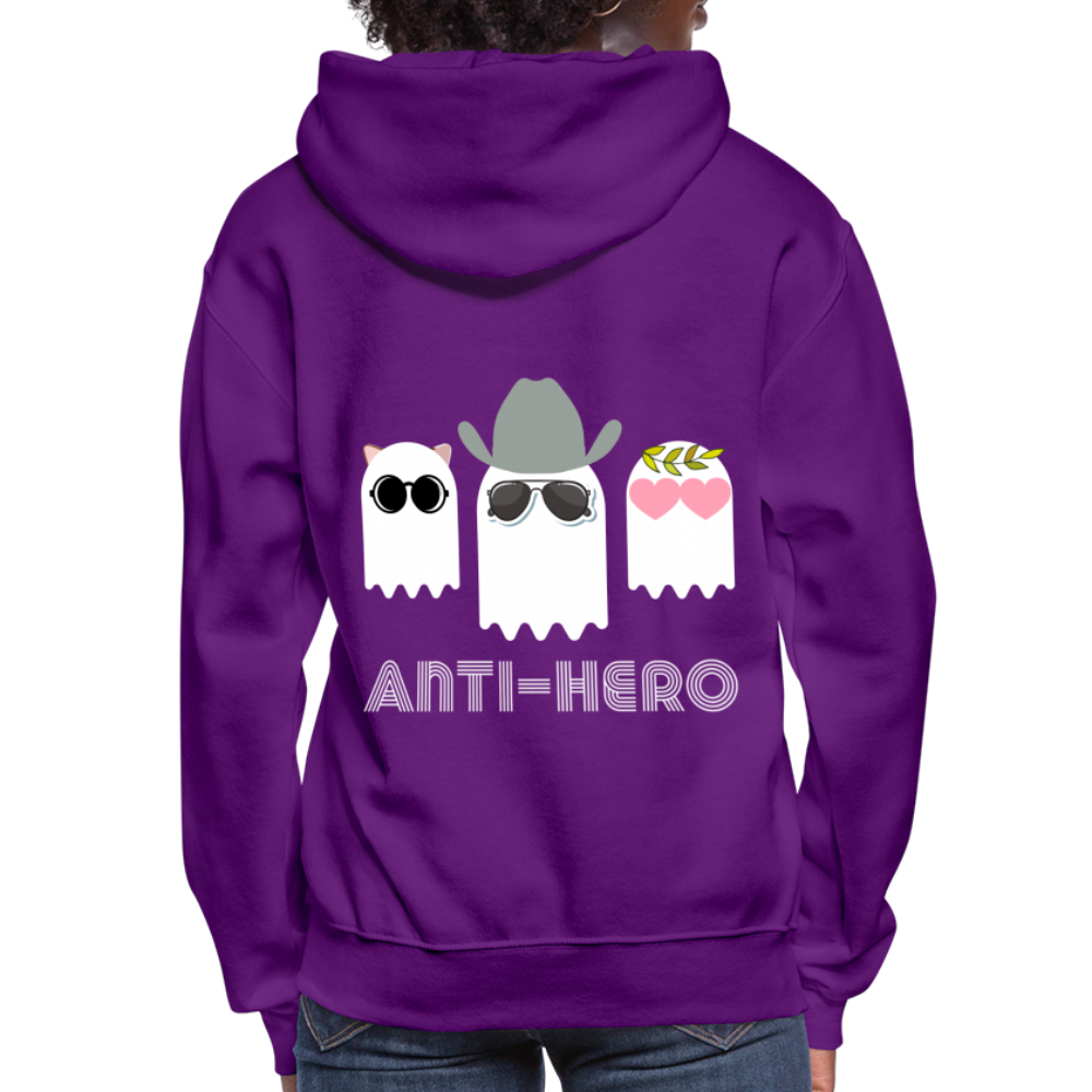 Anti-Hero Ghosts Women's Hoodie - purple