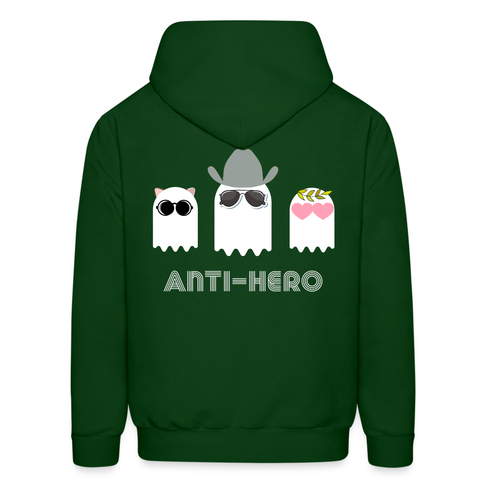 Anti-Hero Ghosts Men's Hoodie - forest green