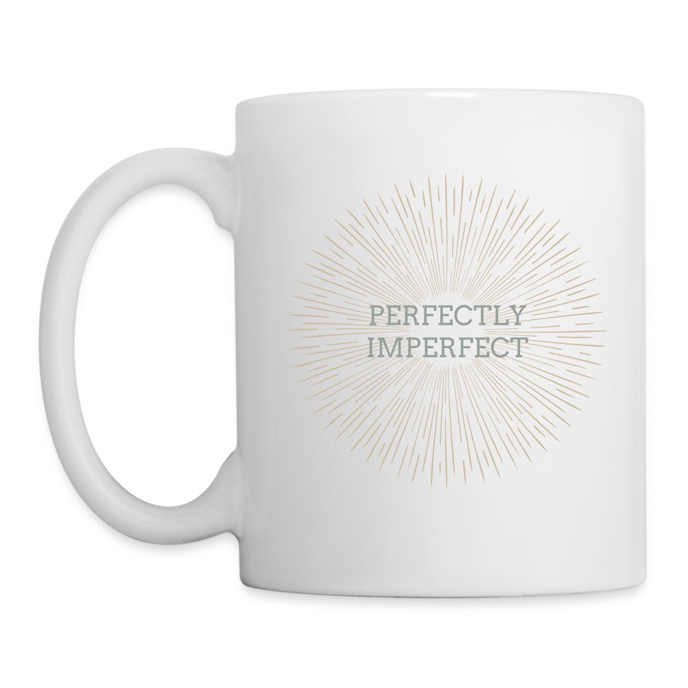 Perfectly Imperfect Coffee/Tea Mug - white