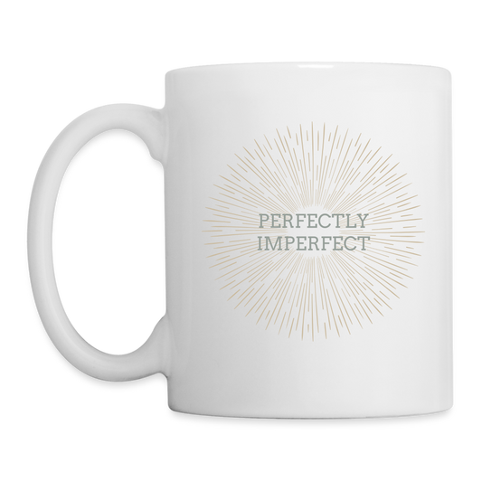 Perfectly Imperfect Coffee/Tea Mug - white