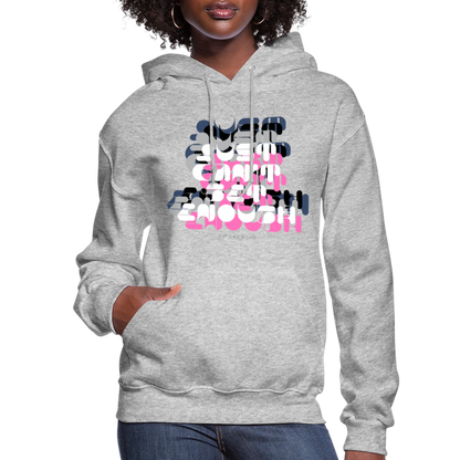 Just can't Get Enough DM 80s Pop Art Women's Hoodie - heather gray