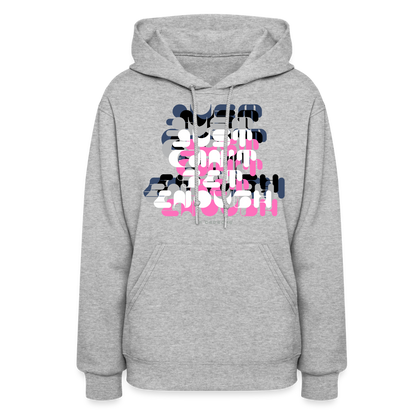Just can't Get Enough DM 80s Pop Art Women's Hoodie - heather gray