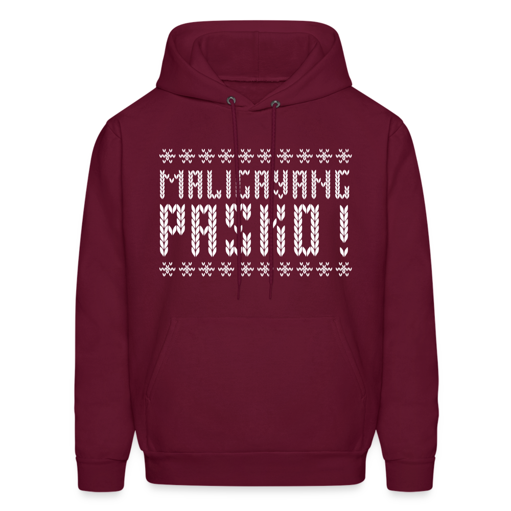 Maligayang Pasko! Men's Hoodie - burgundy