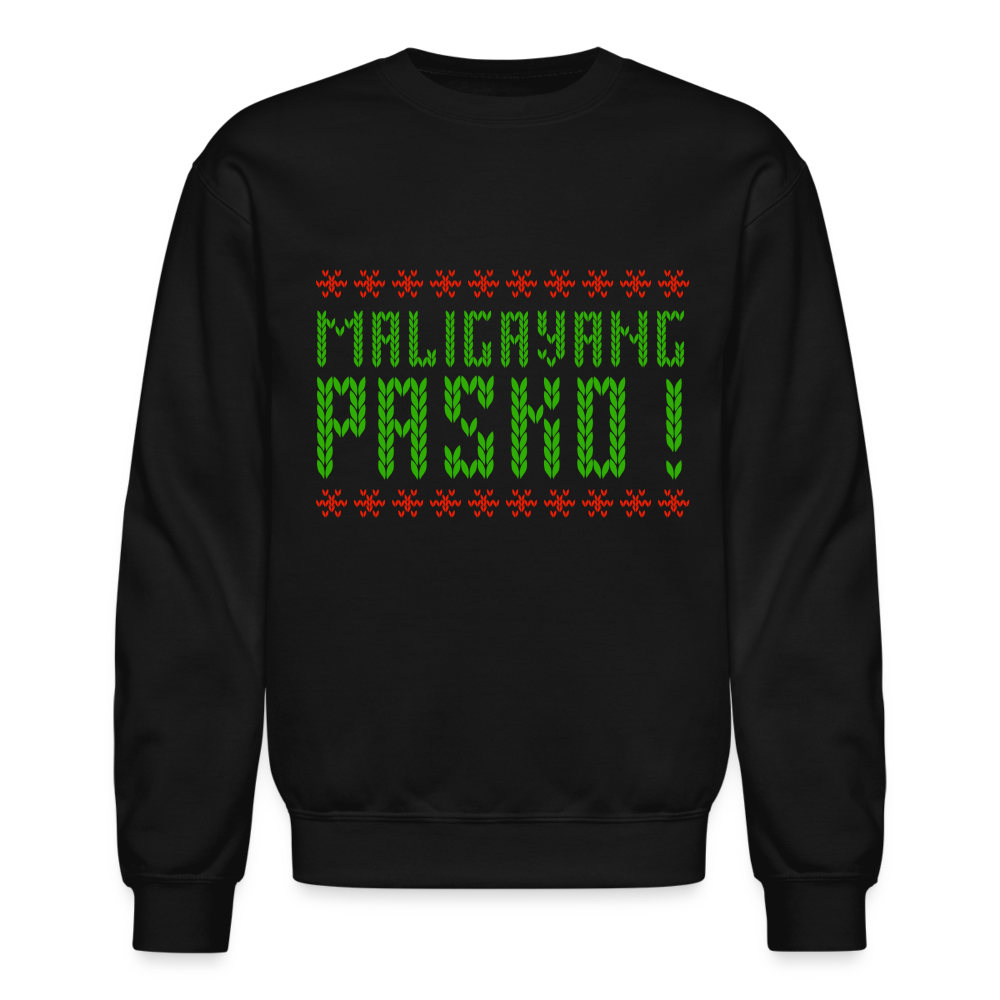 Maligayang Pasko! Crewneck Sweatshirt - black