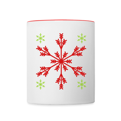 Maligayang Pasko! Ugly Contrast Coffee Mug - white/red