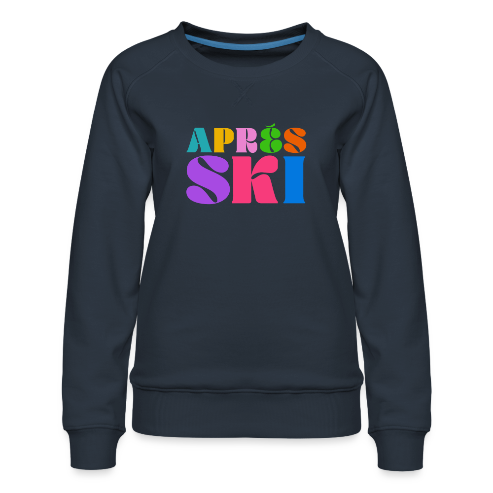 Après Ski Color Bubble Women’s Premium Sweatshirt - navy