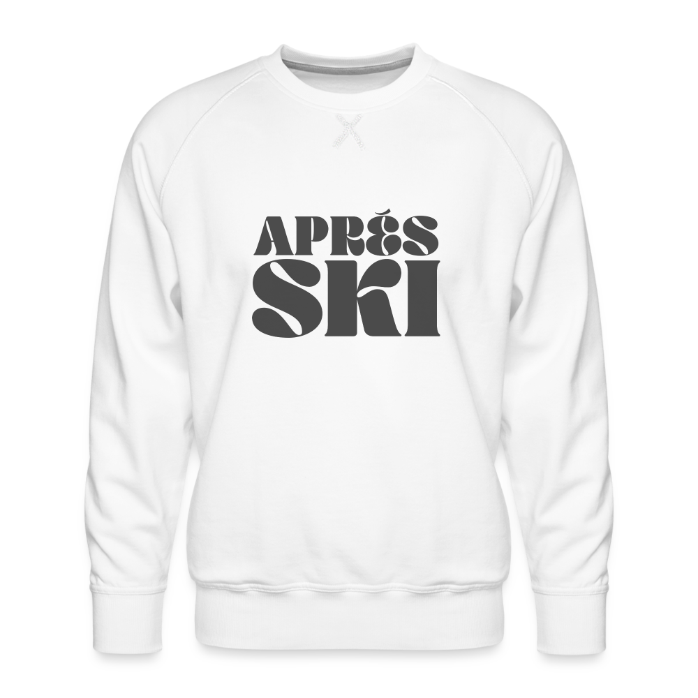 Après Ski Bubble Men’s Premium Sweatshirt - white