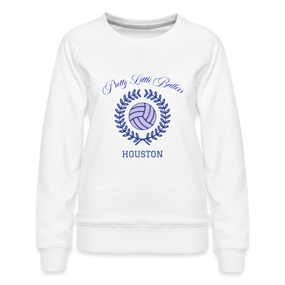 CUSTOM for Pretty Little Ballers Women’s Premium Sweatshirt - white