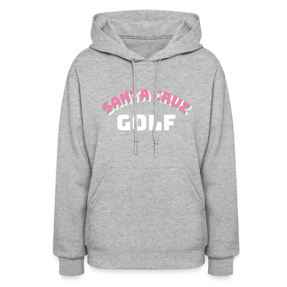CUSTOM for Santa Cruz Golf Women's Hoodie - heather gray