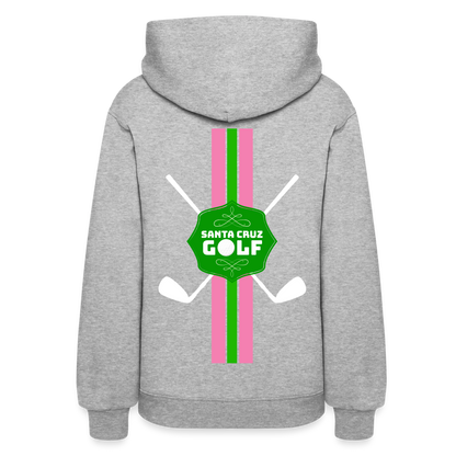 CUSTOM for Santa Cruz Golf Women's Hoodie - heather gray