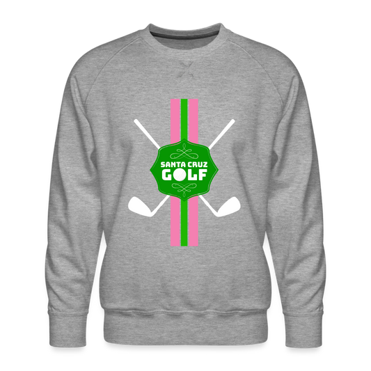 CUSTOM for Santa Cruz Golf Men’s Premium Sweatshirt - heather grey