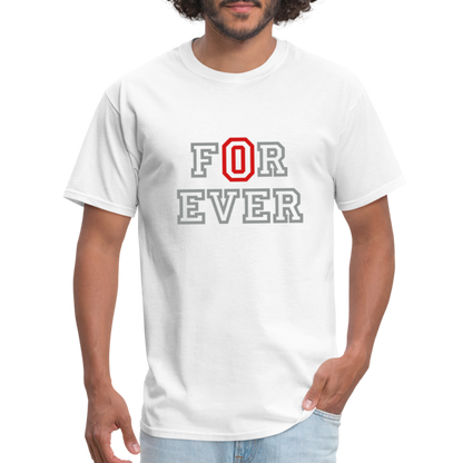 FOREVER O FAMILY Unisex Classic T-Shirt - white