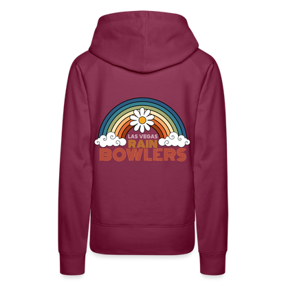 CUSTOM for Rainbowlers Club Women’s Premium Hoodie - burgundy