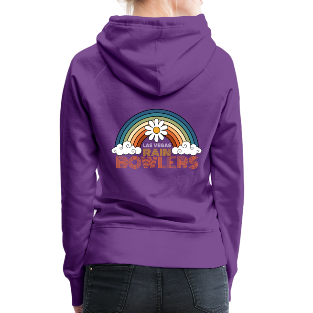 CUSTOM for Rainbowlers Club Women’s Premium Hoodie - purple