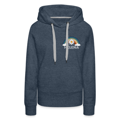 CUSTOM for Rainbowlers Club Women’s Premium Hoodie - heather denim