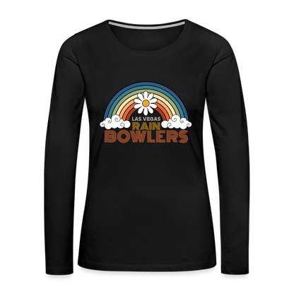 CUSTOM for Rainbowlers Club Women's Premium Long Sleeve T-Shirt - black