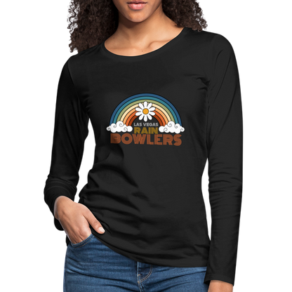 CUSTOM for Rainbowlers Club Women's Premium Long Sleeve T-Shirt - black