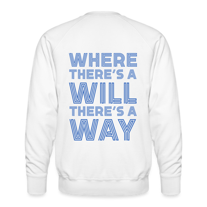 CUSTOM for JPMORGAN CHASE Men’s Premium Sweatshirt - white