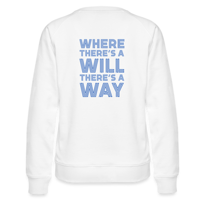 CUSTOM for JPMORGAN CHASE Women’s Premium Sweatshirt - white