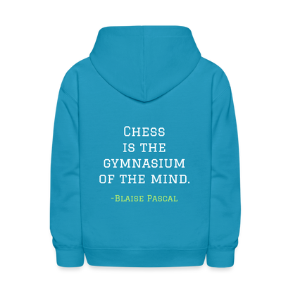 CUSTOM for Grandmaster Nash Kids' Hoodie - turquoise
