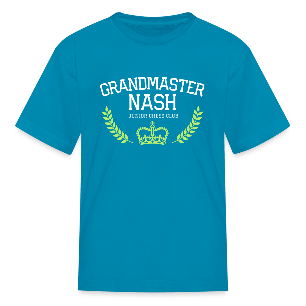 CUSTOM for GRANDMASTER NASH Kids' T-Shirt - turquoise