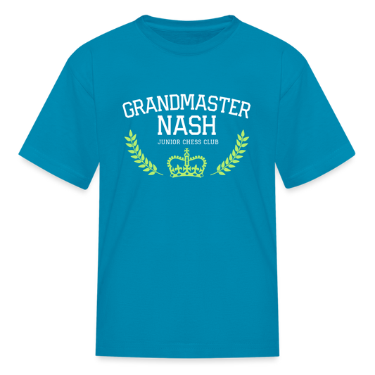 CUSTOM for GRANDMASTER NASH Kids' T-Shirt - turquoise