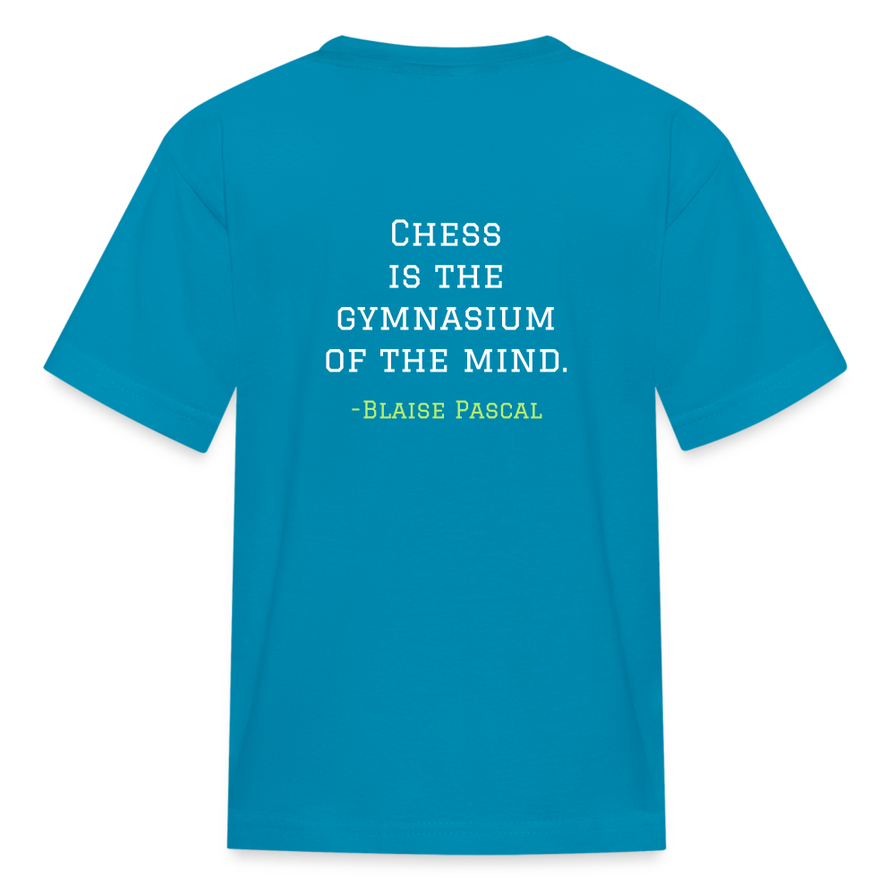 CUSTOM for GRANDMASTER NASH Kids' T-Shirt - turquoise