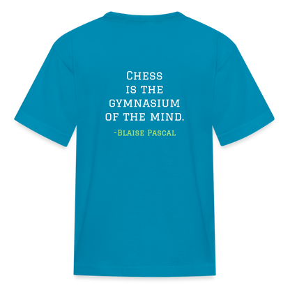 CUSTOM for GRANDMASTER NASH Kids' T-Shirt - turquoise