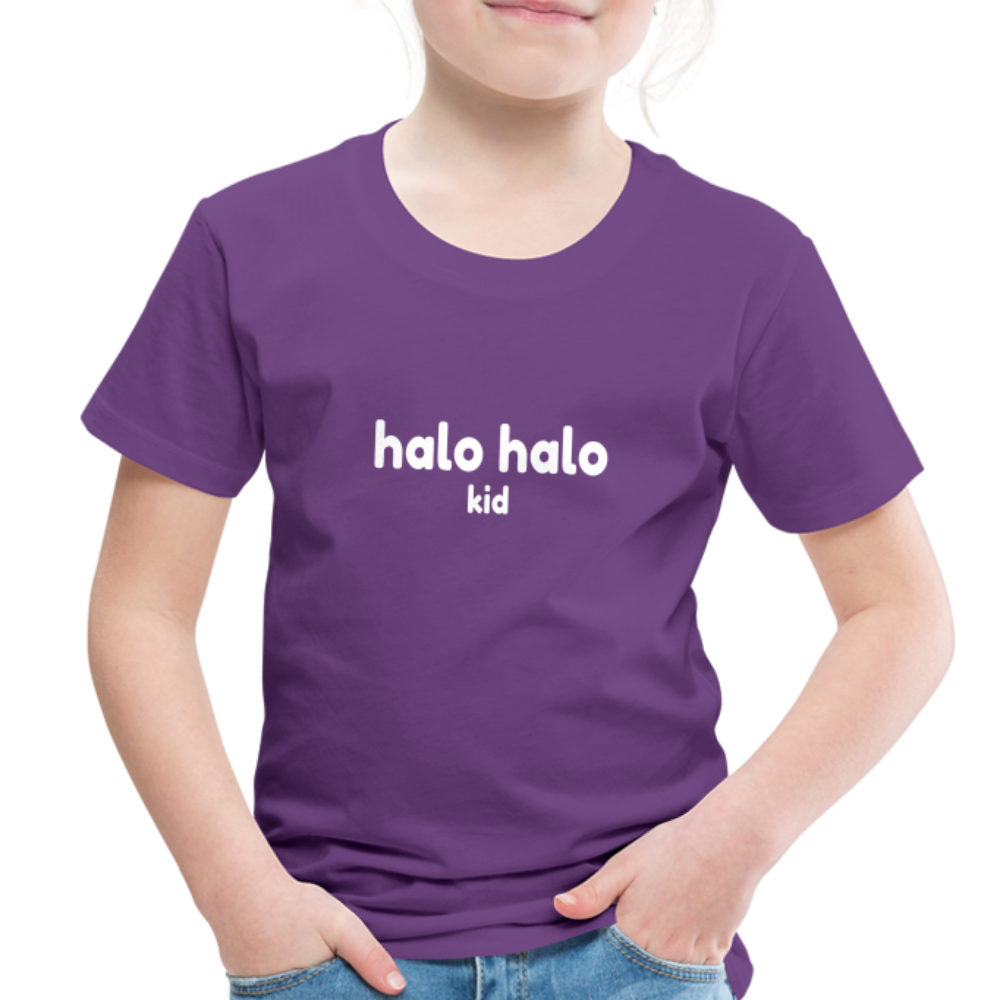 Halo Halo Kid Toddler Premium T-Shirt - purple