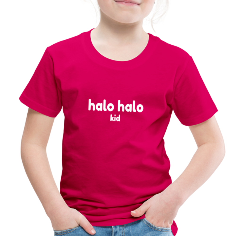 Halo Halo Kid Toddler Premium T-Shirt - dark pink
