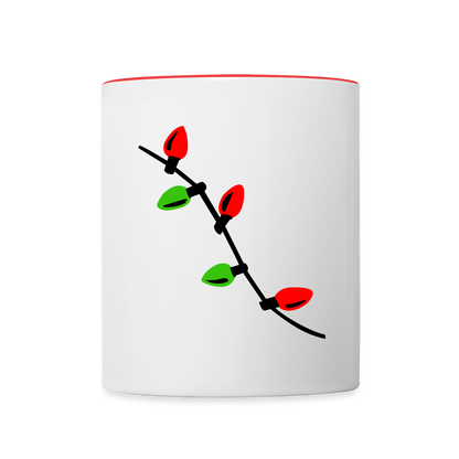 Have Yourself A Merry Little Cocktail Contrast Coffee Mug - white/red