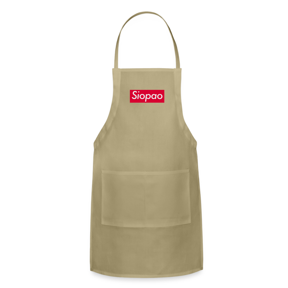 Siopao Adjustable Apron - khaki