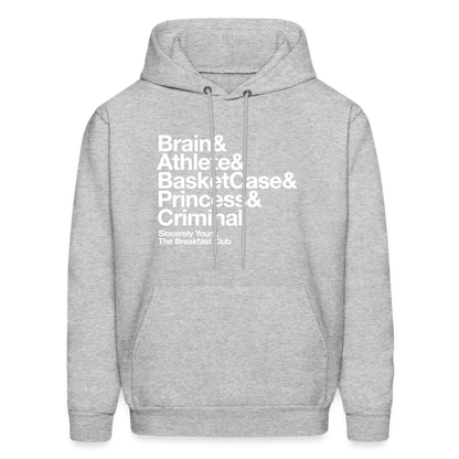 The Breakfast Club Men's Hoodie - heather gray